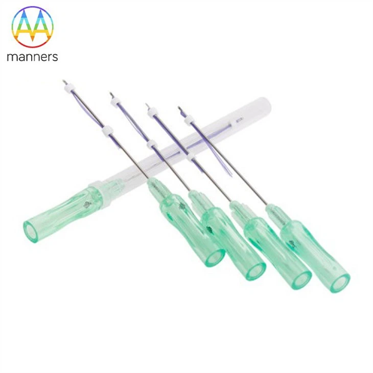 21G 60mm PDO Needle With Thread