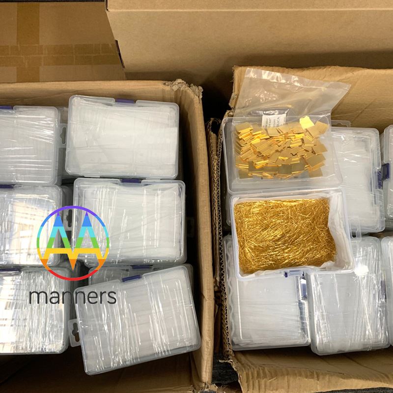 Cov Neeg Kaus Lim Kauslim xaj rau 1,500, 000pcs Custom Gold Plated Micro-Need...