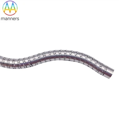 Stainless Hlau Flexible Hypotube Nrog Lasercut