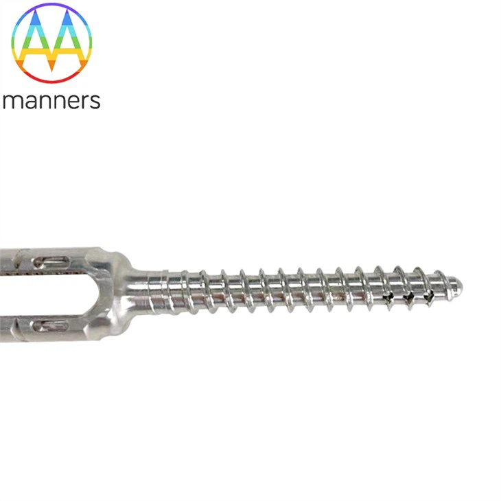 Tus txha caj qaum Titanium Monoaxial Pedicle Screws