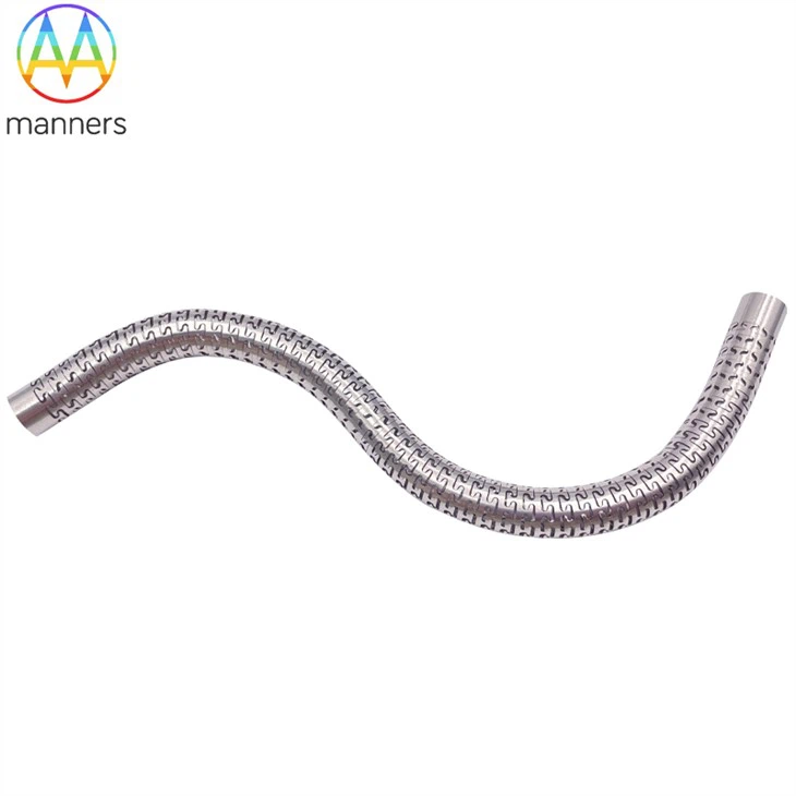 Stainless Hlau Kauv Laser Txiav Endoscope Pipe